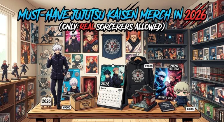 Must-Have Jujutsu Kaisen Merch in 2026 (Only Real Sorcerers Allowed)