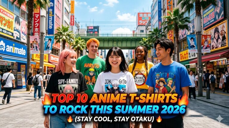 Top 10 Anime T-Shirts to Rock This Summer 2026 (Stay Cool, Stay Otaku) 🔥