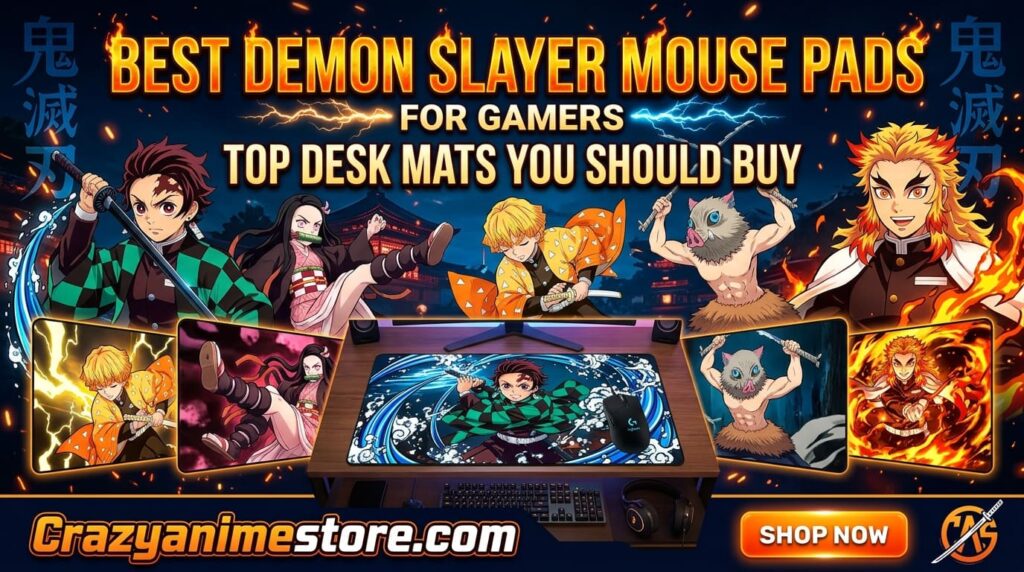 Best Demon Slayer Mouse Pads for Gamers – Top Desk Mats You Should Buy