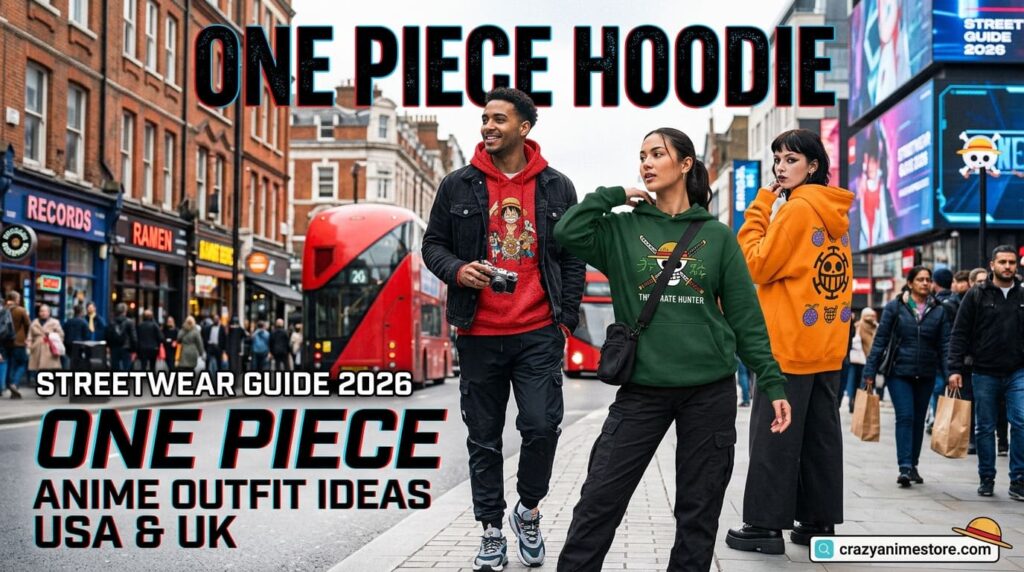 One Piece Hoodie Streetwear Guide 2026 – Best Anime Outfit Ideas USA & UK