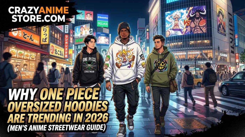 Why One Piece Oversized Hoodies Are Trending in 2026 – Men’s Anime Streetwear Guide