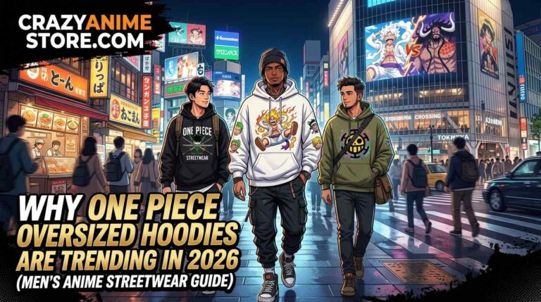 Why One Piece Oversized Hoodies Are Trending in 2026 – Men’s Anime Streetwear Guide