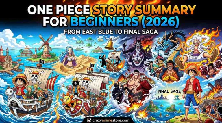 One Piece Story Summary for Beginners (2026) – From East Blue to Final Saga